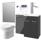 Anthracite gloss / Right Hand Basin