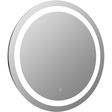 Elaina 600mm Round Front-Lit LED Bathroom Mirror | Touch Sensor | Demister | Cool to Warm