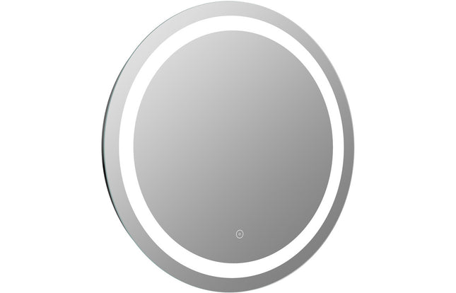 Elaina 600mm Round Front-Lit LED Bathroom Mirror | Touch Sensor | Demister | Cool to Warm