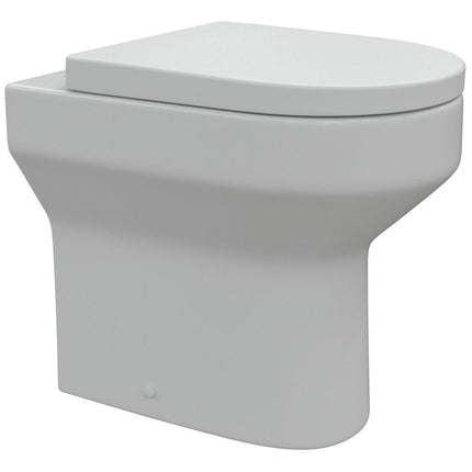 Tivoli Rimless Back-to-Wall WC & Soft-Close Seat | Standard or Comfort Height | Lifetime Guarantee