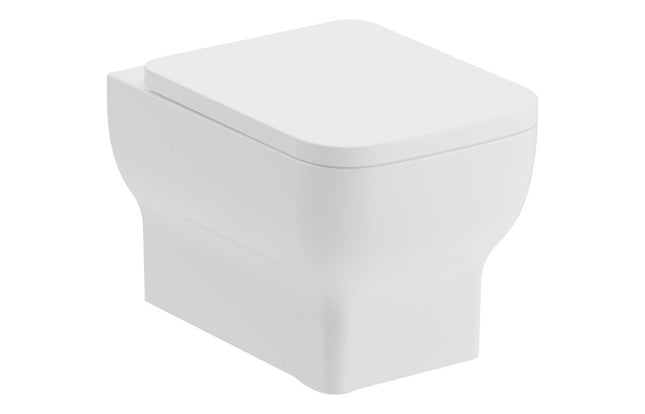 Auro Rimless Wall-Hung WC — Pan & Soft-Close Seat | Optional Frame Pack | WRAS Approved