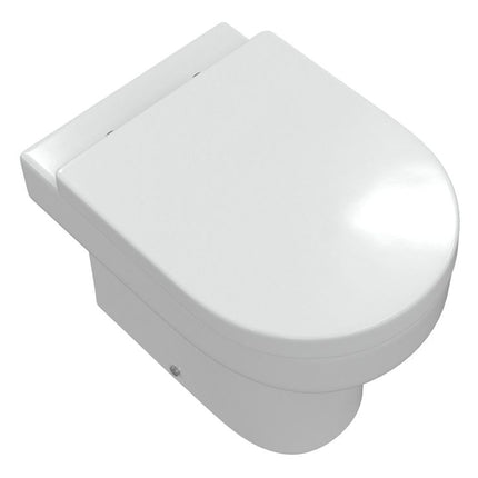 Tivoli Rimless Back-to-Wall WC & Soft-Close Seat | Standard or Comfort Height | Lifetime Guarantee