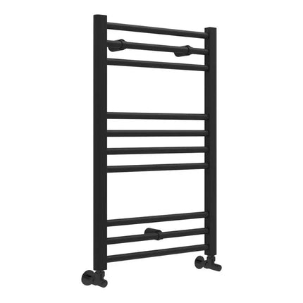 Element Straight 30mm Ladder Radiator - Matt Black W 500mm x H 800mm