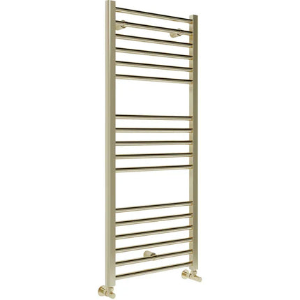 Element Straight 30mm Ladder Radiator - Brushed Brass W 500mm x H 1200mm