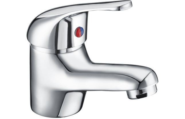 Borgo Tap Pack 2 | Basin Mixer, Low Pressure Bath Shower Mixer & Bath Waste | Chrome