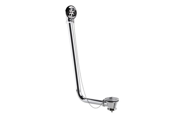 Exposed Bath Plug & Chain Waste for Roll Top Baths | Chrome, Brass & Black Chrome