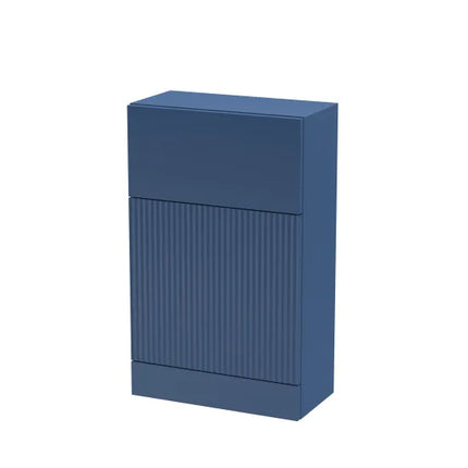 Hudson Reed Fluted 500mm Floor Standing WC Unit - Art Deco Satin Finish