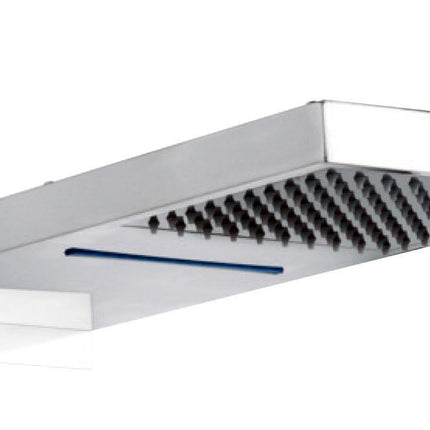 Hudson Reed HEAD48 Chrome Waterfall Dual Shower Head | 500 × 200mm