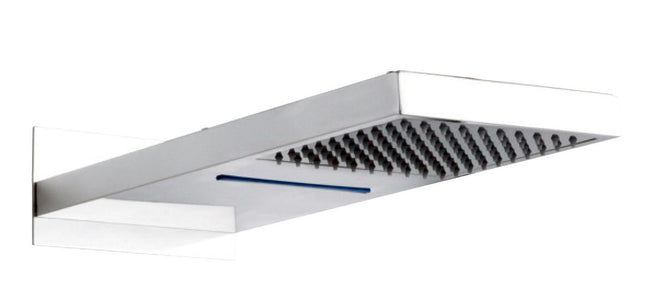 Hudson Reed HEAD48 Chrome Waterfall Dual Shower Head | 500 × 200mm