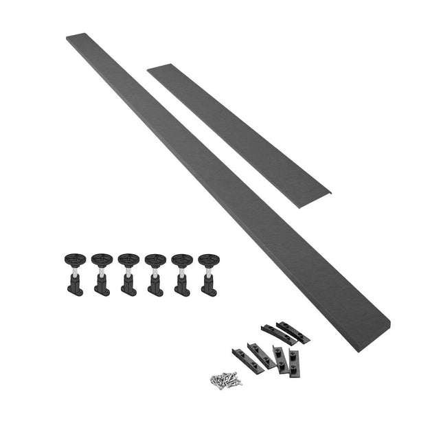 Hydro45 1700mm Shower Tray Leg Set & Panel Pack | White or Slate Grey