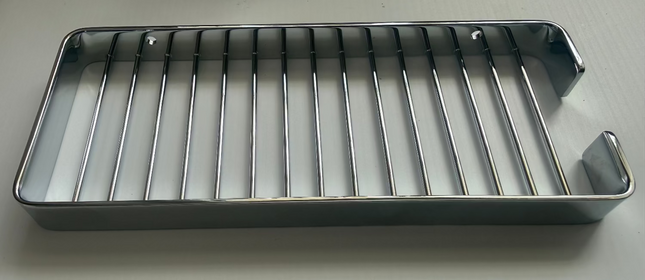 Metal Soap Basket on a flat surface