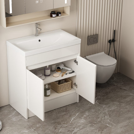 Melbourne 800mm Waterproof Vanity Unit with Slim Basin | 4 Finishes