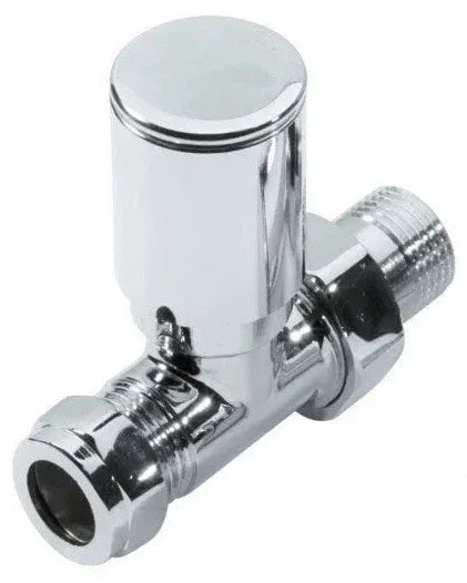 Kartell Dual Fuel Radiator Valve Set - 15mm Brass Angled & Straight Valves