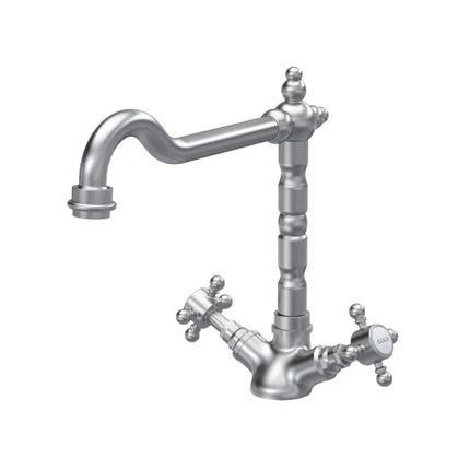 Nuie French Classic Crosshead Kitchen Tap | 3 Finishes | 3-Year Guarantee