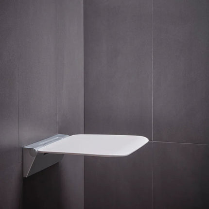 Roper Rhodes Lux Wall-Mounted Soft Close Shower Seat - White 200kg Capacity