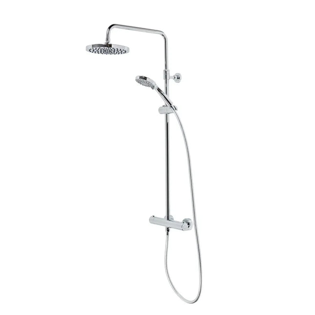 Roper Rhodes Marine Dual Function Thermostatic Bar Shower System with 200mm Overhead - Chrome or Black Chrome