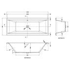 1700mm x 700mm