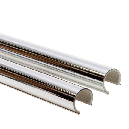 Talon Snappit Radiator Pipe Covers 15 x 200mm (Pack of 10) - Chrome
