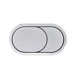Tavistock Oval Pneumatic Dual Flush Button | 157mm | 4 Finishes