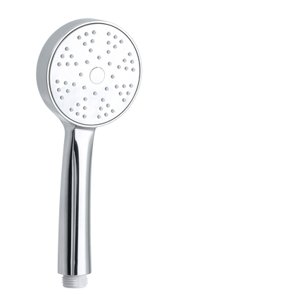 Euroshowers EcoSpar 1 Water-Saving Shower Handset | 9 LPM Flow Restrictor | Chrome & White | ½" BSP