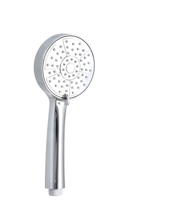 Euroshowers EcoSpar 3 Water-Saving Shower Handset | 9 LPM Flow Restrictor | Chrome & White | ½" BSP