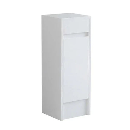 Melbourne 300mm Waterproof Storage Unit - 1 Door | Compact Bathroom Storage White Gloss