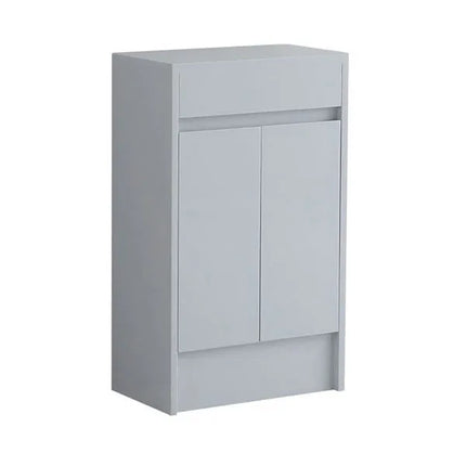 Melbourne 500mm Waterproof Storage Unit - 2 Doors | Bathroom Furniture Light Grey