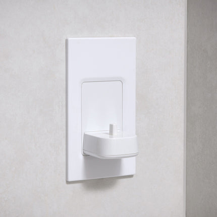 ProofVision TBCharge In-Wall Single Electric Toothbrush Charger - White Tooth Brush Charger