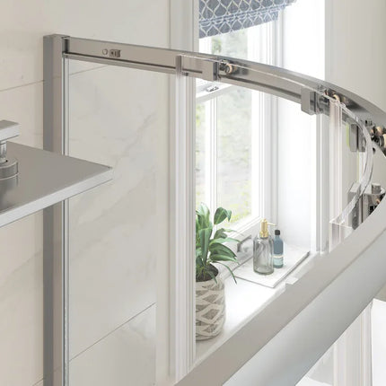 Ambience Classique 2 Door Easy-Fit Quadrant & 45mm Tray Pack - Chrome