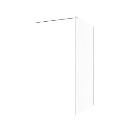 RefleXion Iconix Chrome Wetroom Panel & Support Bar | 8mm Glass | 9 Sizes
