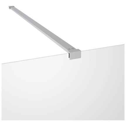 RefleXion Iconix Chrome Wetroom Panel & Support Bar | 8mm Glass | 9 Sizes