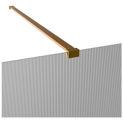 RefleXion Iconix Brushed Bronze Wetroom Side Panel & Arm | 8mm Glass | 5 Sizes