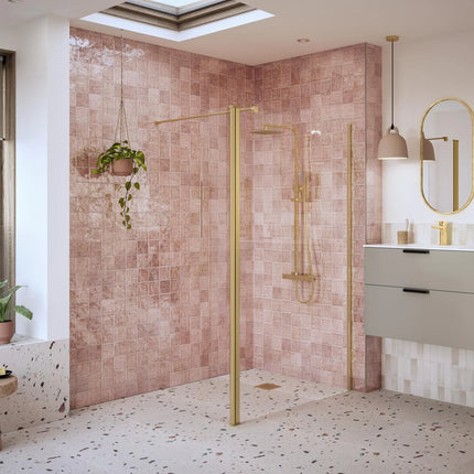 RefleXion Iconix 300mm Rotatable Wetroom Panel | 180° Rotation | 8mm Glass | 5 Finishes