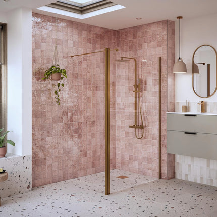 RefleXion Iconix 300mm Rotatable Wetroom Panel | 180° Rotation | 8mm Glass | 5 Finishes