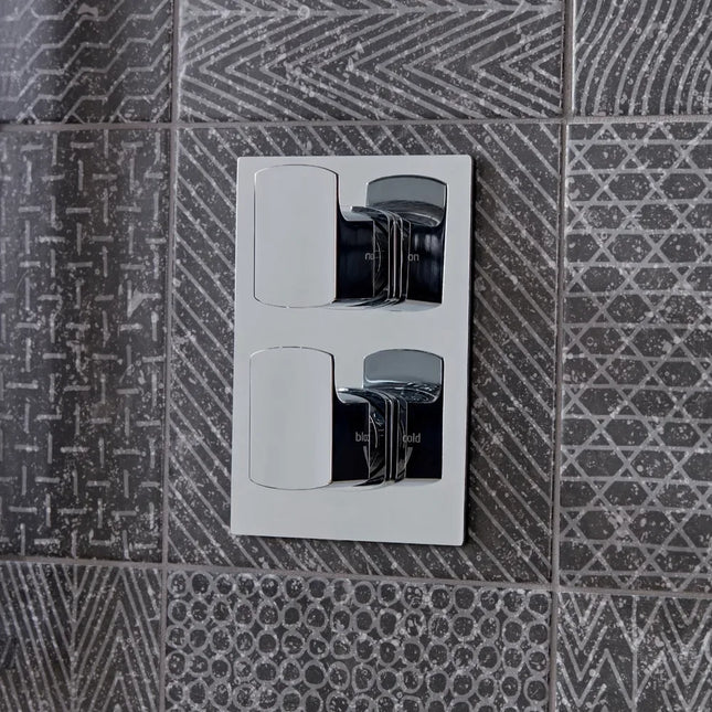 Roper Rhodes Ergo Concealed Dual Function Thermostatic Shower System with 200mm Overhead & Handset