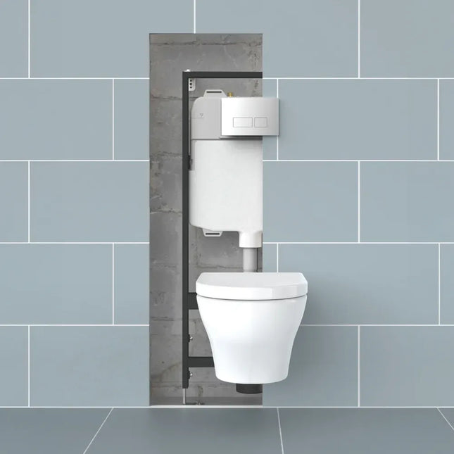 Roper Rhodes 1.0m Wall Hung WC Frame with Concealed Cistern - 6/3L Dual Flush | WRAS Approved