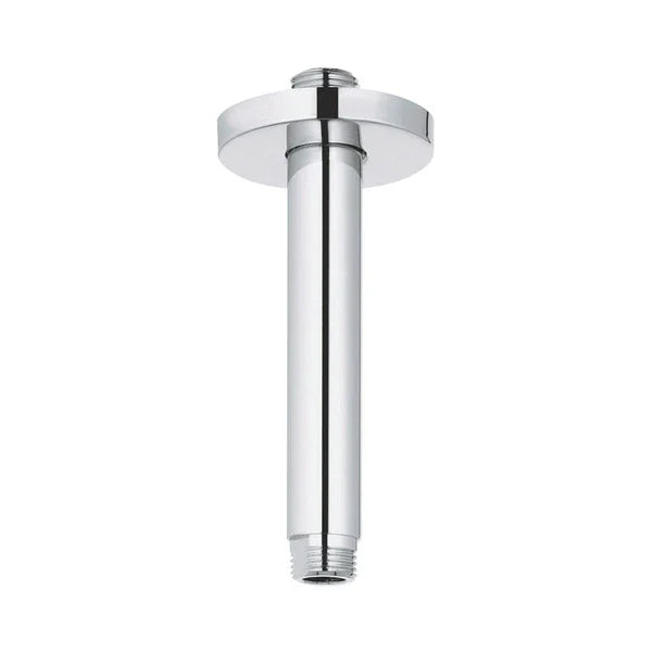 K-Vit Round Ceiling Mounted Shower Arm – Chrome | Brass | Vertical