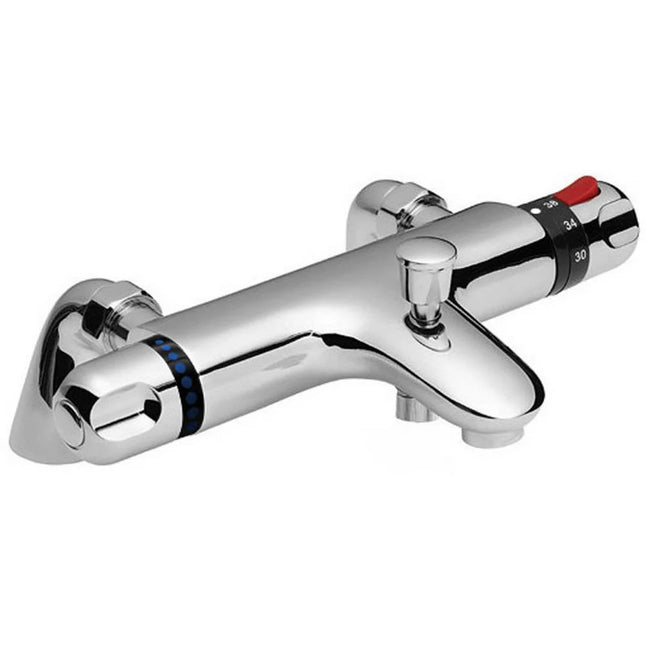 Kartell Source Thermostatic Bath Shower Mixer – Chrome | Brass | WRAS Approved