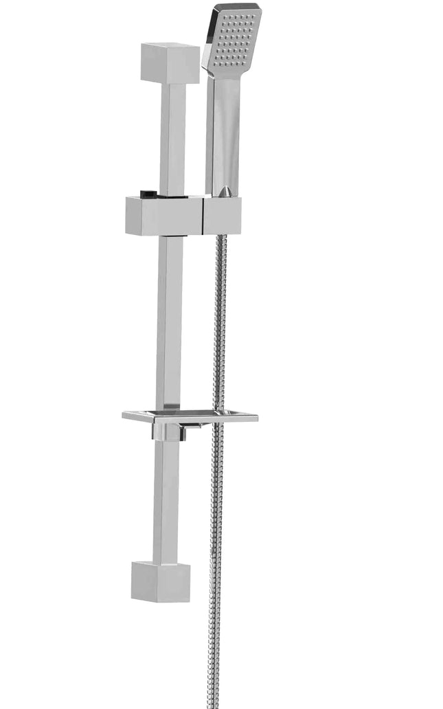 Cube Slide Rail Kit – Chrome | Brass | Vertical