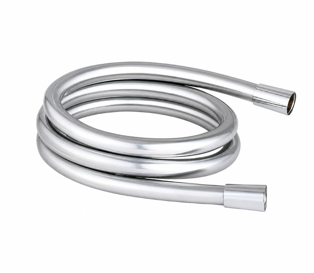 Kartell 1.5m PVC Smooth Shower Hose | Chrome | SHO170CH