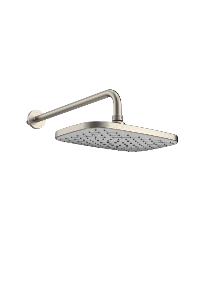 Kartell Kolt Single Outlet Concealed Shower Valve with Fixed Head & Arm | Brushed Nickel