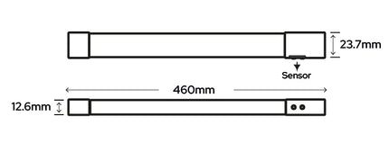 SycamoreLED 12V Auto LED Drawer Lights – Infrared Sensor | 360–960mm | Stainless Steel | 4000K