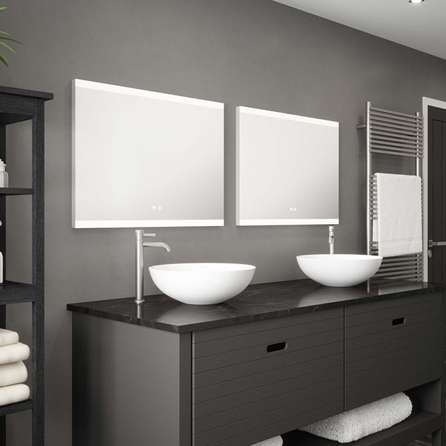 Harmonia Smart LED Mirror with Bluetooth Speaker | 800x600mm Landscape | Tunable White | IP44