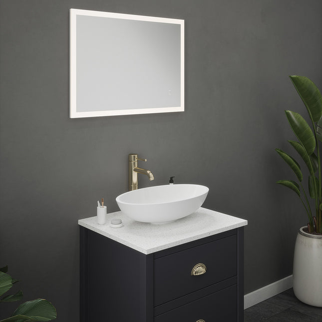 Nordic Essence Pro Illuminated LED Mirror 700x500mm | Tunable White | Demister | IP44 | SycamoreLED