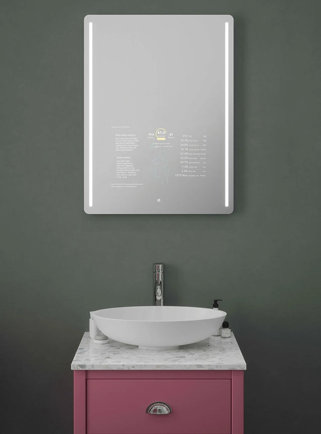 Skylar Smart Tech Tunable LED Mirror 21.5" | Android 11 | IP65 | Dimmable