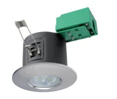 JCC LED3 Brushed Nickel Fire Rated Downlight 4000K Cool White