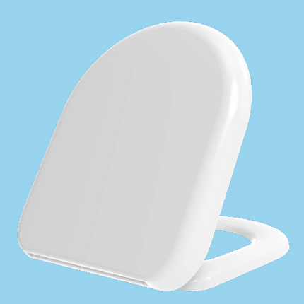 Euroshowers Rainbow D-One Soft Close Toilet Seat | 5 Colours | Duroplast | D-Shape