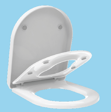 Euroshowers Family Toilet Seat with Built-In Child Seat | 5 Colours | Soft Close | D-Shape
