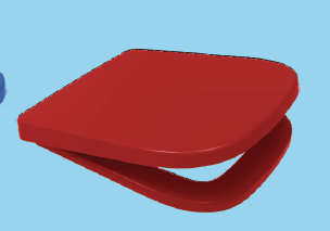 Euroshowers V20 Square D-Shape Soft Close Toilet Seat | 5 Colours | Duroplast | 434mm
