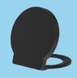 Euroshowers Round Soft Close Toilet Seat | Duroplast | 5 Colours | 420mm